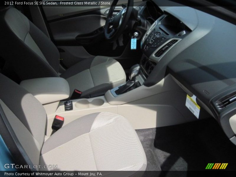 Frosted Glass Metallic / Stone 2012 Ford Focus SE SFE Sedan