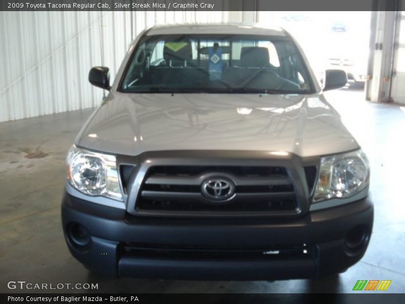 Silver Streak Mica / Graphite Gray 2009 Toyota Tacoma Regular Cab