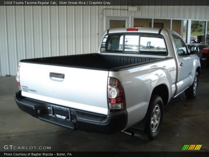 Silver Streak Mica / Graphite Gray 2009 Toyota Tacoma Regular Cab