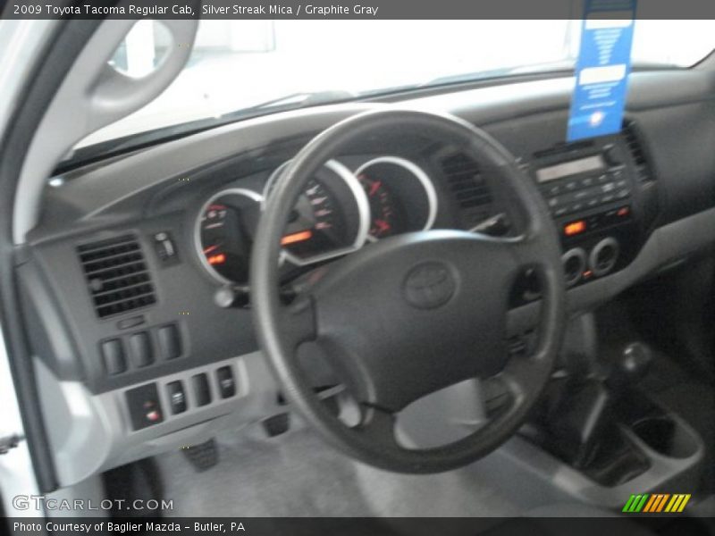 Silver Streak Mica / Graphite Gray 2009 Toyota Tacoma Regular Cab