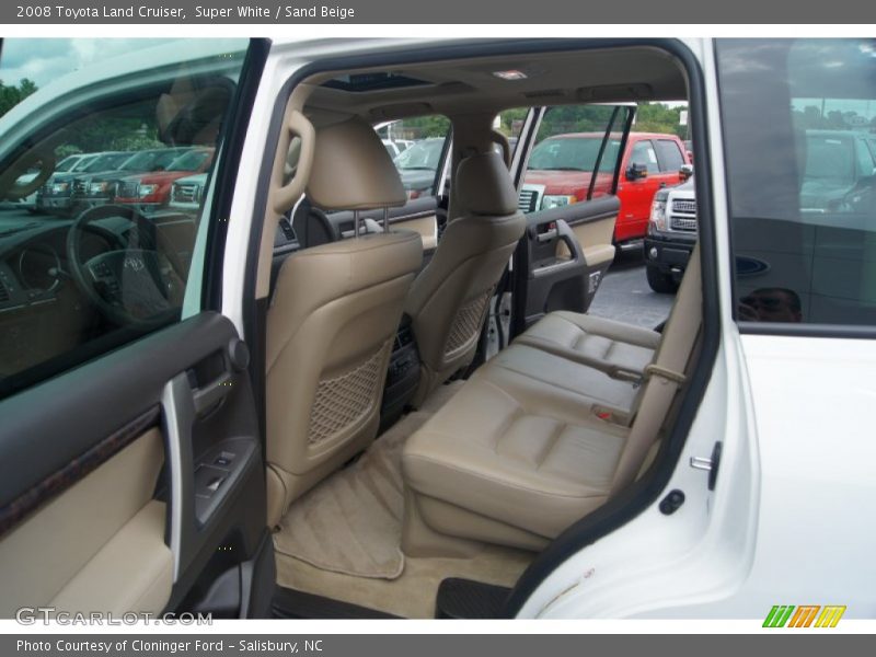 Super White / Sand Beige 2008 Toyota Land Cruiser
