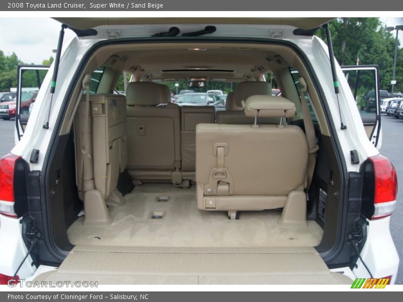 Super White / Sand Beige 2008 Toyota Land Cruiser