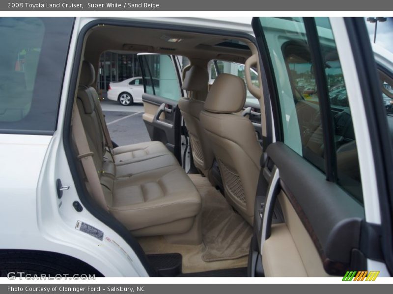 Super White / Sand Beige 2008 Toyota Land Cruiser