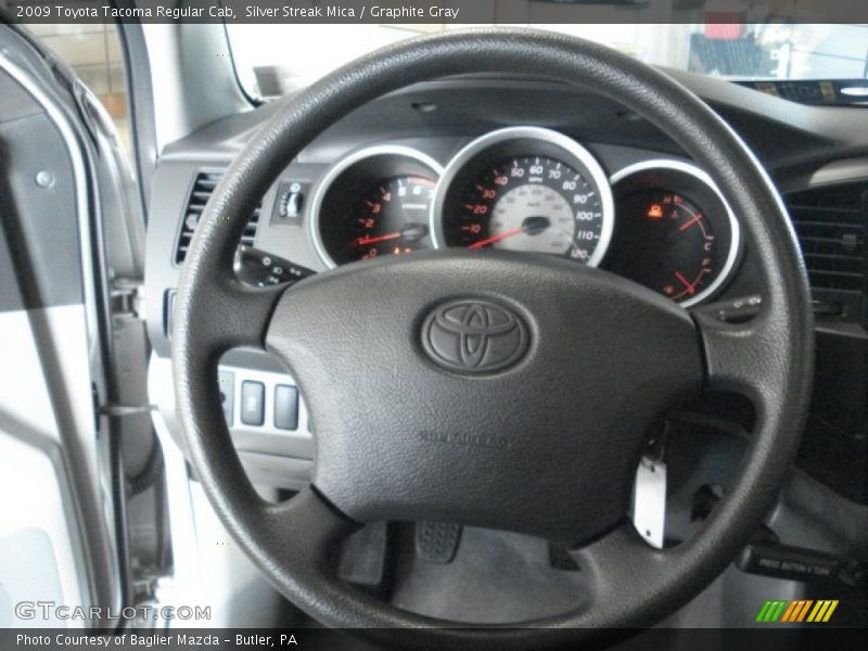 Silver Streak Mica / Graphite Gray 2009 Toyota Tacoma Regular Cab