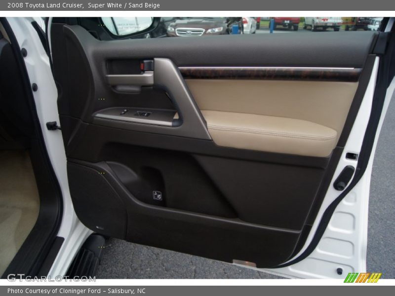 Super White / Sand Beige 2008 Toyota Land Cruiser