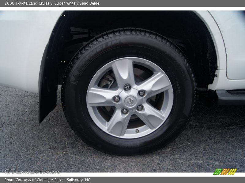 Super White / Sand Beige 2008 Toyota Land Cruiser