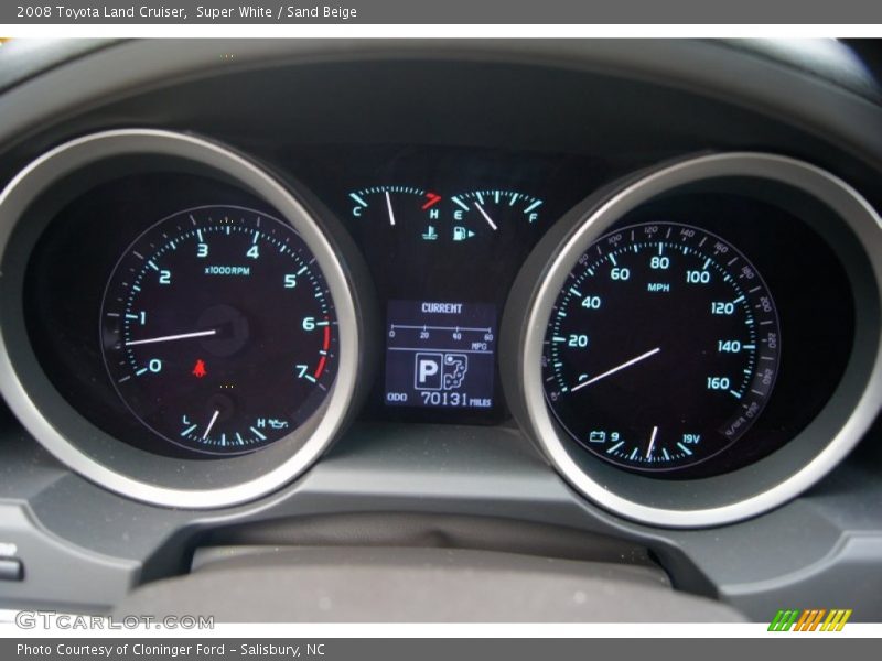 Super White / Sand Beige 2008 Toyota Land Cruiser