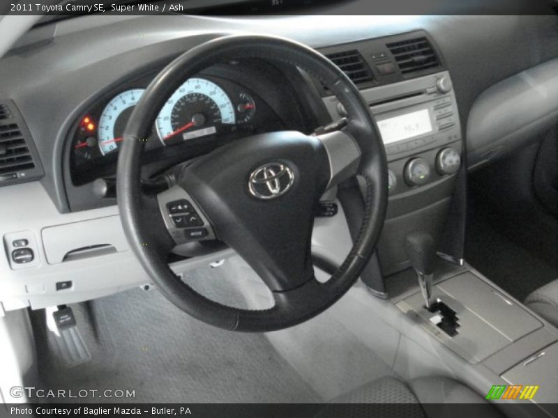 Super White / Ash 2011 Toyota Camry SE