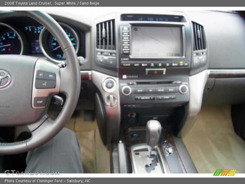 Super White / Sand Beige 2008 Toyota Land Cruiser