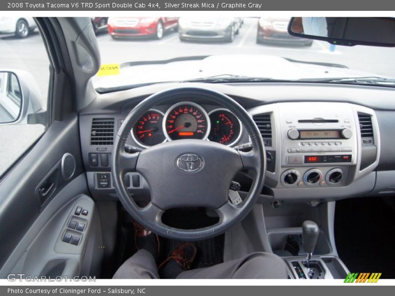 Silver Streak Mica / Graphite Gray 2008 Toyota Tacoma V6 TRD Sport Double Cab 4x4