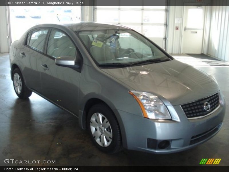 Magnetic Gray / Beige 2007 Nissan Sentra 2.0