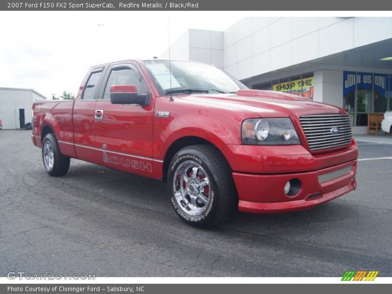 Redfire Metallic / Black/Red 2007 Ford F150 FX2 Sport SuperCab
