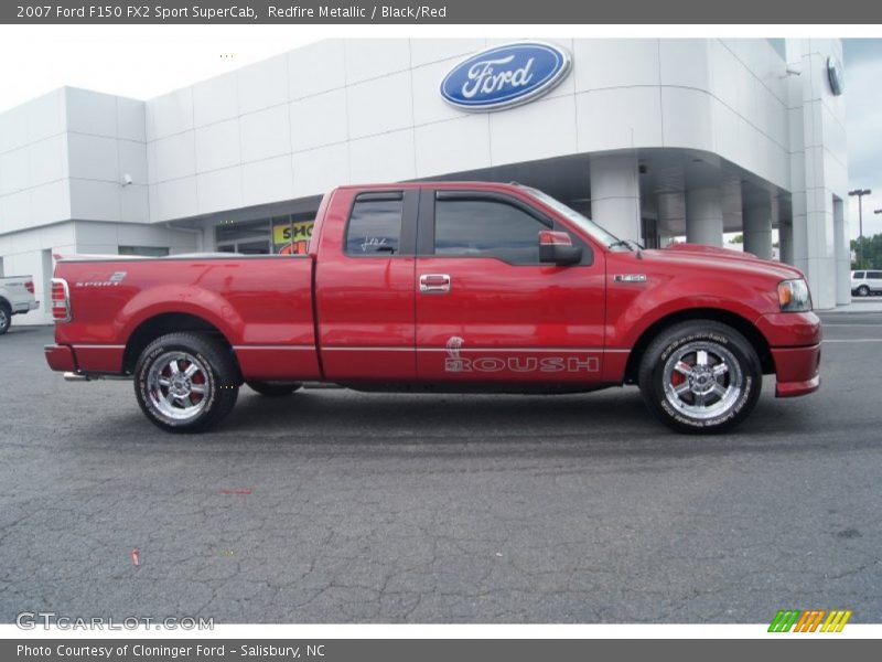 Redfire Metallic / Black/Red 2007 Ford F150 FX2 Sport SuperCab