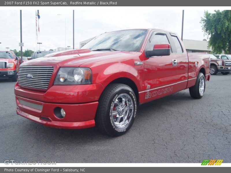 Redfire Metallic / Black/Red 2007 Ford F150 FX2 Sport SuperCab