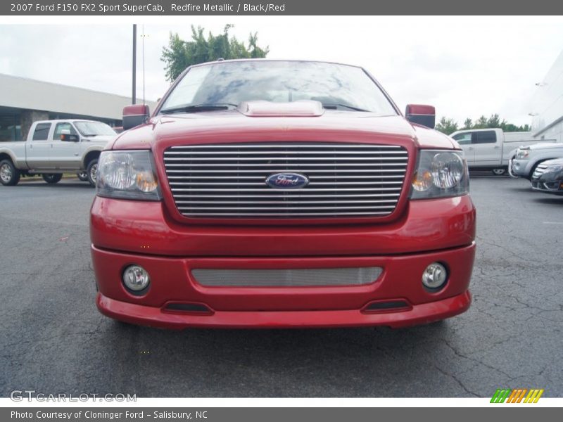 Redfire Metallic / Black/Red 2007 Ford F150 FX2 Sport SuperCab