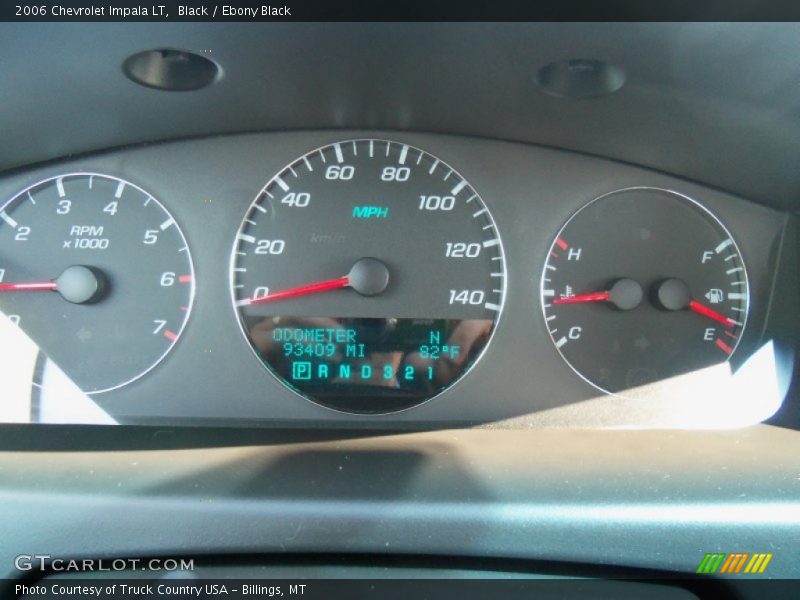 Black / Ebony Black 2006 Chevrolet Impala LT
