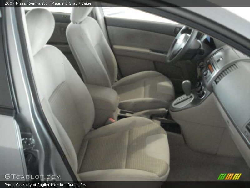 Magnetic Gray / Beige 2007 Nissan Sentra 2.0