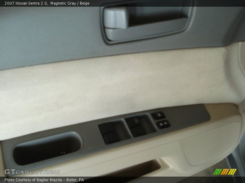Magnetic Gray / Beige 2007 Nissan Sentra 2.0