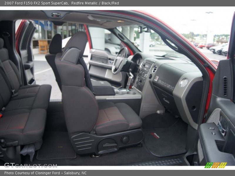 Redfire Metallic / Black/Red 2007 Ford F150 FX2 Sport SuperCab