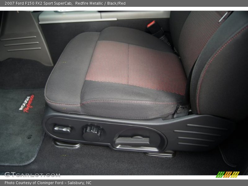 Redfire Metallic / Black/Red 2007 Ford F150 FX2 Sport SuperCab