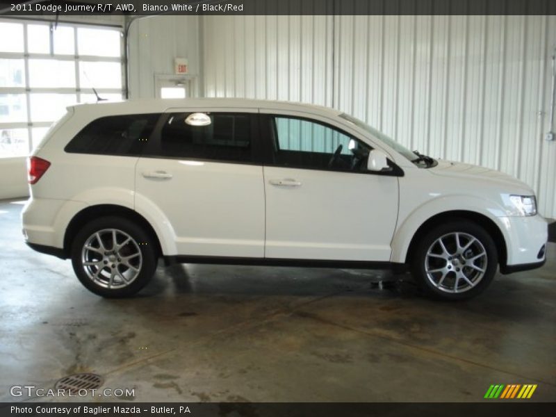 Bianco White / Black/Red 2011 Dodge Journey R/T AWD