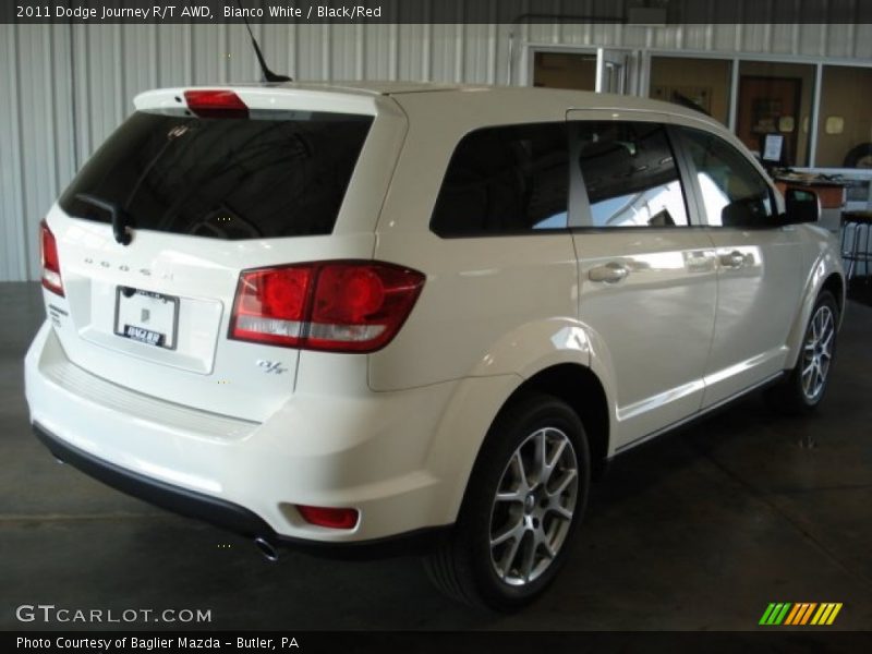 Bianco White / Black/Red 2011 Dodge Journey R/T AWD