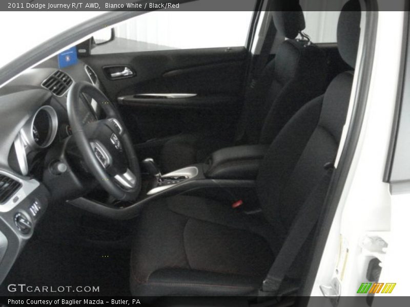 Bianco White / Black/Red 2011 Dodge Journey R/T AWD