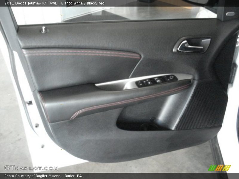 Bianco White / Black/Red 2011 Dodge Journey R/T AWD