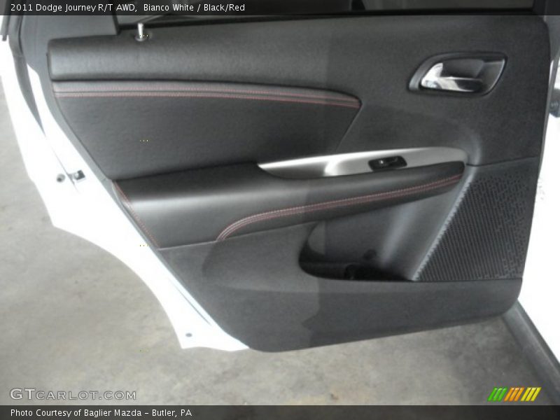 Bianco White / Black/Red 2011 Dodge Journey R/T AWD