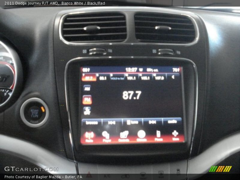 Bianco White / Black/Red 2011 Dodge Journey R/T AWD