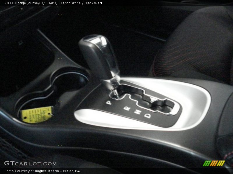 Bianco White / Black/Red 2011 Dodge Journey R/T AWD