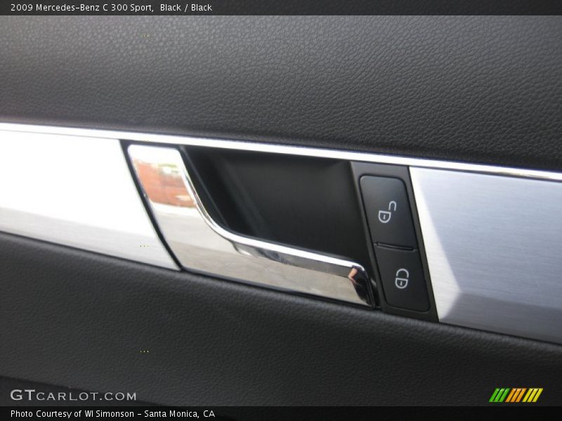 Black / Black 2009 Mercedes-Benz C 300 Sport