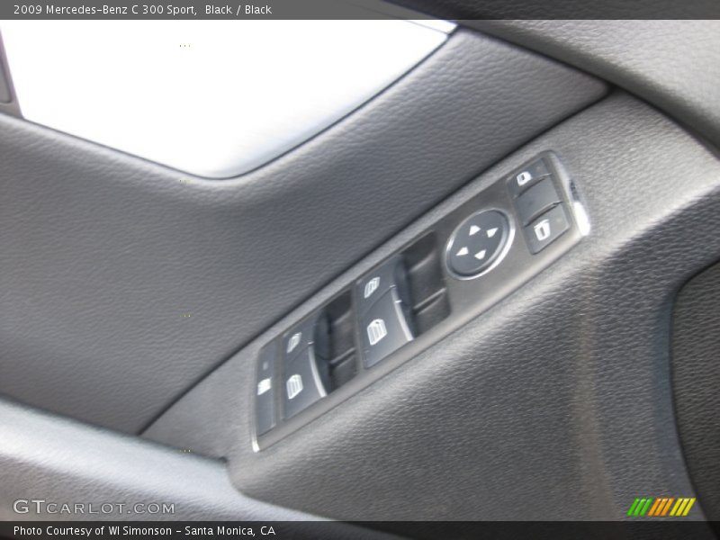 Black / Black 2009 Mercedes-Benz C 300 Sport