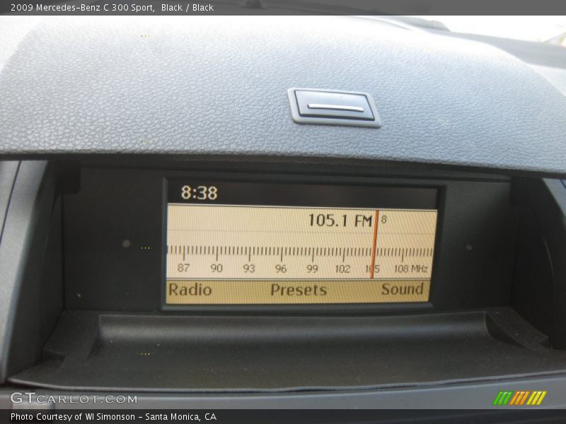 Black / Black 2009 Mercedes-Benz C 300 Sport