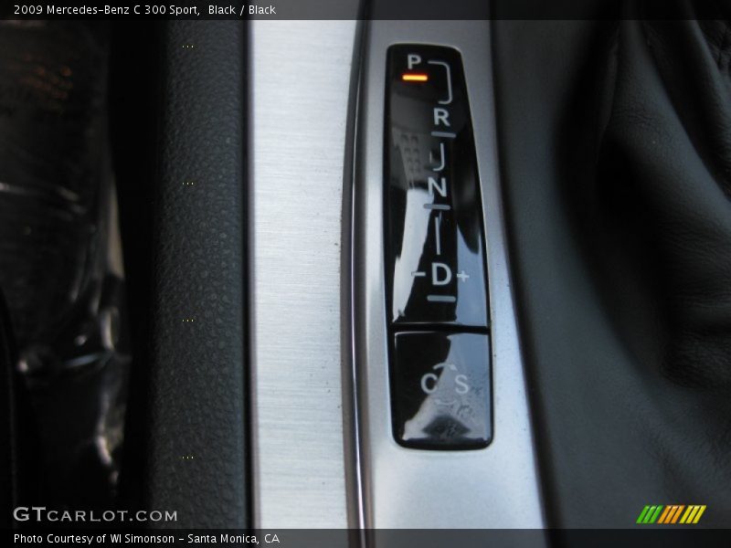 Black / Black 2009 Mercedes-Benz C 300 Sport