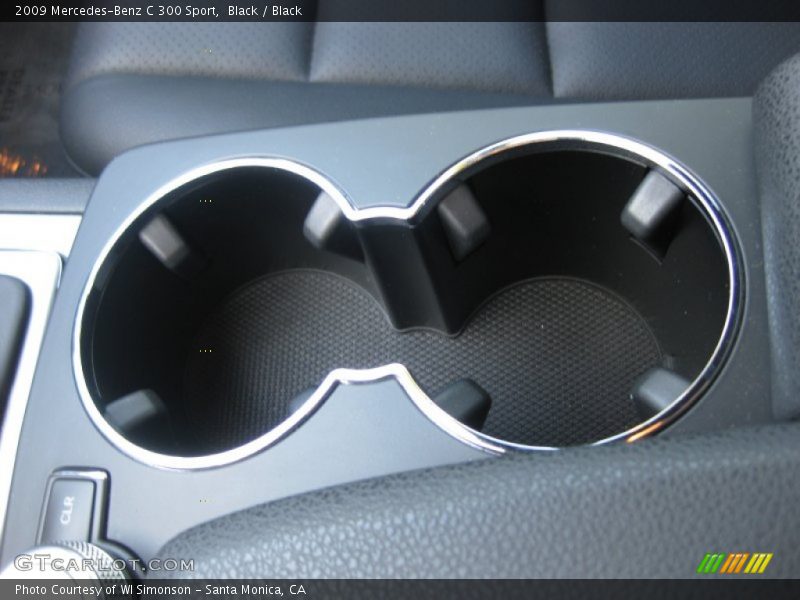 Black / Black 2009 Mercedes-Benz C 300 Sport