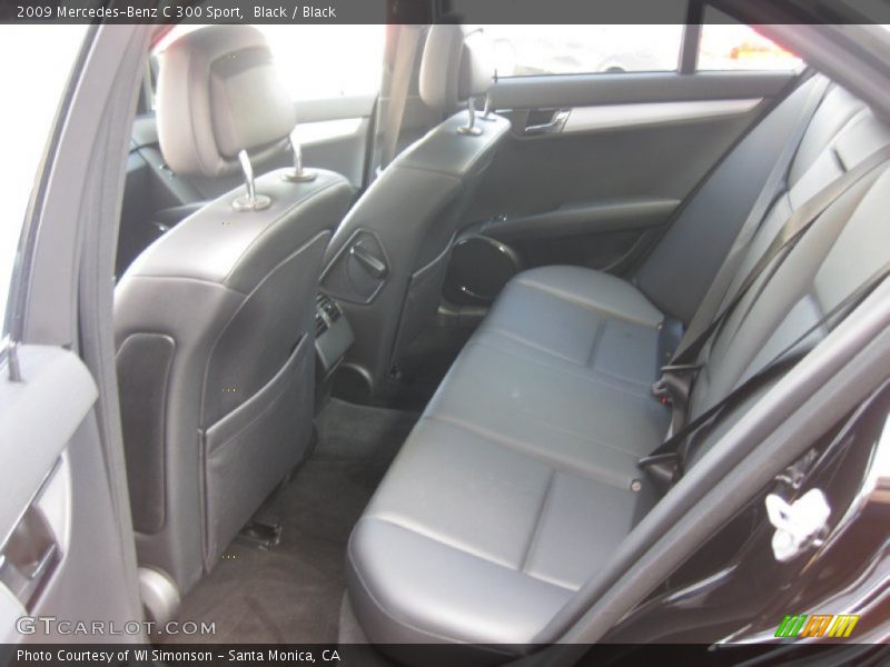 Black / Black 2009 Mercedes-Benz C 300 Sport