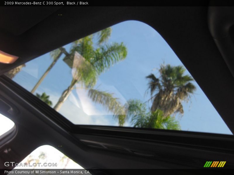 Black / Black 2009 Mercedes-Benz C 300 Sport