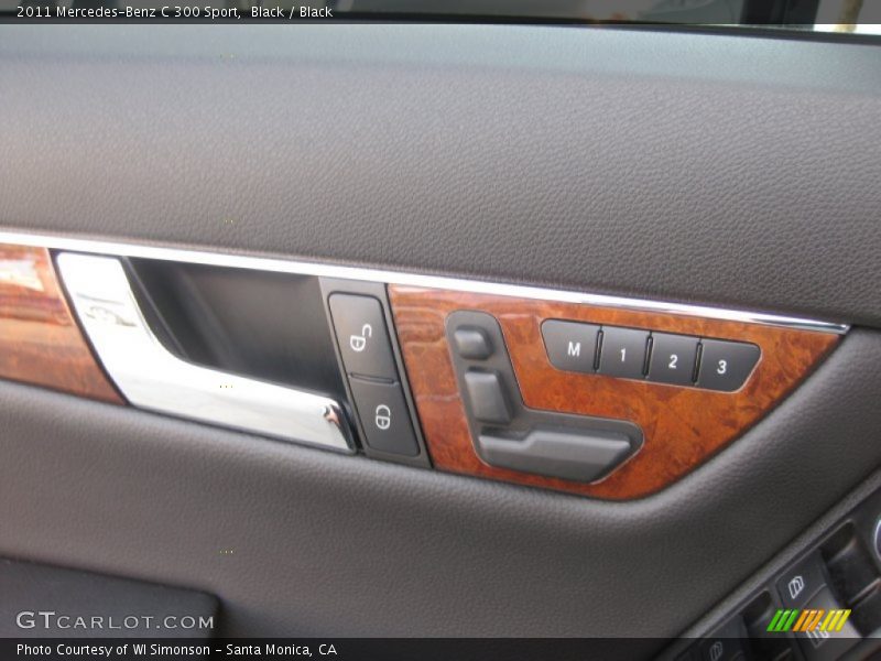 Black / Black 2011 Mercedes-Benz C 300 Sport