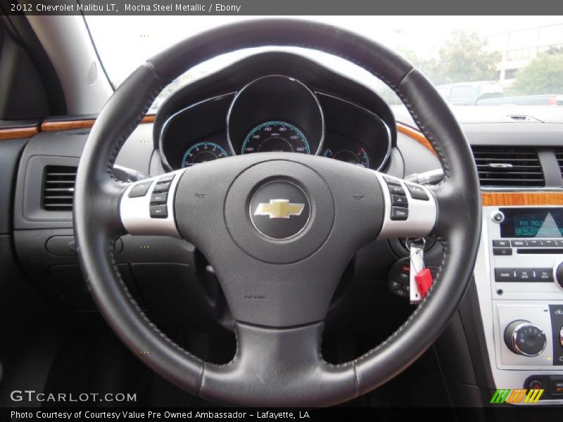 Mocha Steel Metallic / Ebony 2012 Chevrolet Malibu LT