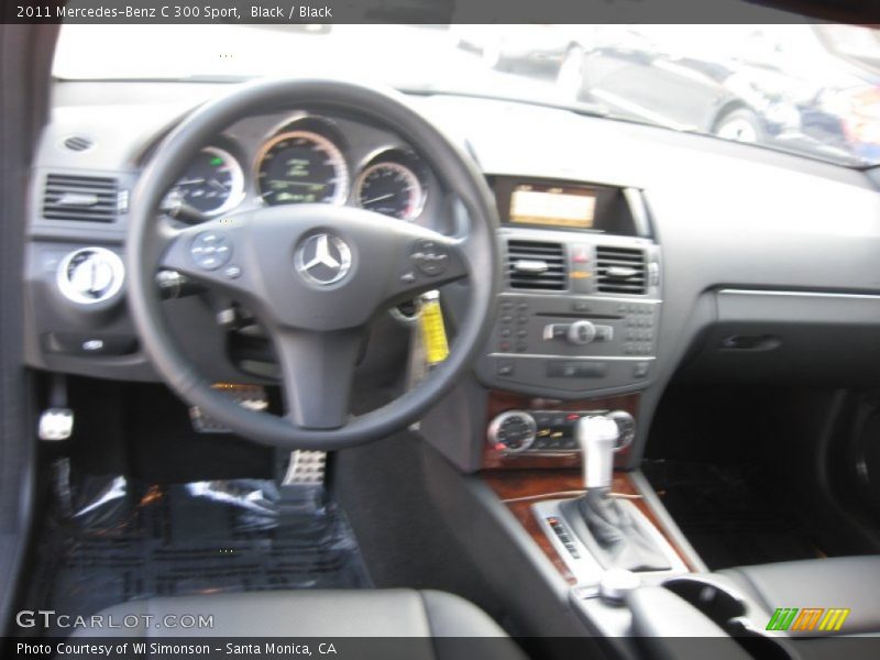 Black / Black 2011 Mercedes-Benz C 300 Sport