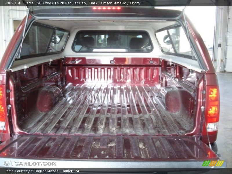 Dark Crimson Metallic / Ebony 2009 GMC Sierra 1500 Work Truck Regular Cab