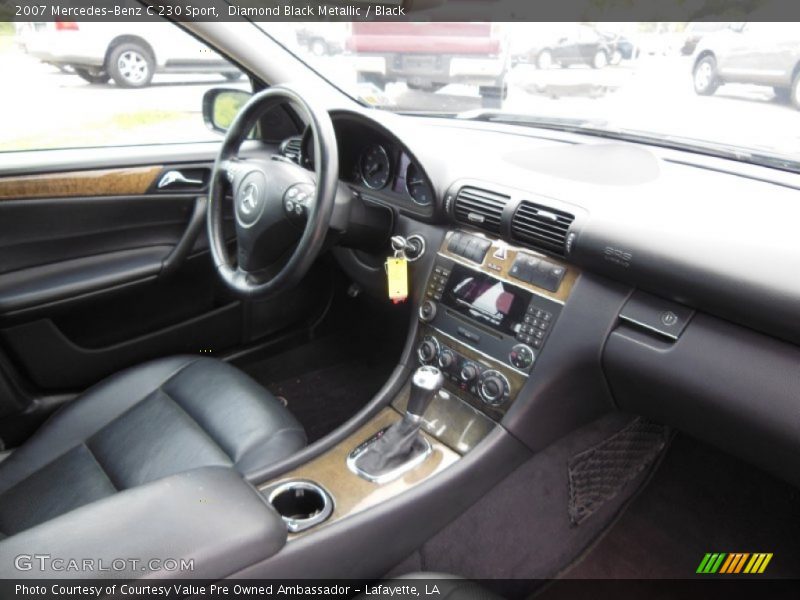 Diamond Black Metallic / Black 2007 Mercedes-Benz C 230 Sport