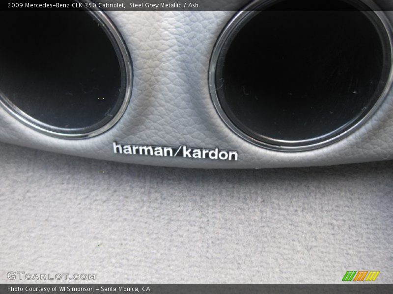 Steel Grey Metallic / Ash 2009 Mercedes-Benz CLK 350 Cabriolet