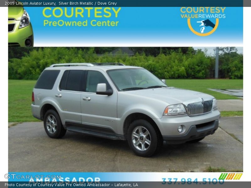 Silver Birch Metallic / Dove Grey 2005 Lincoln Aviator Luxury