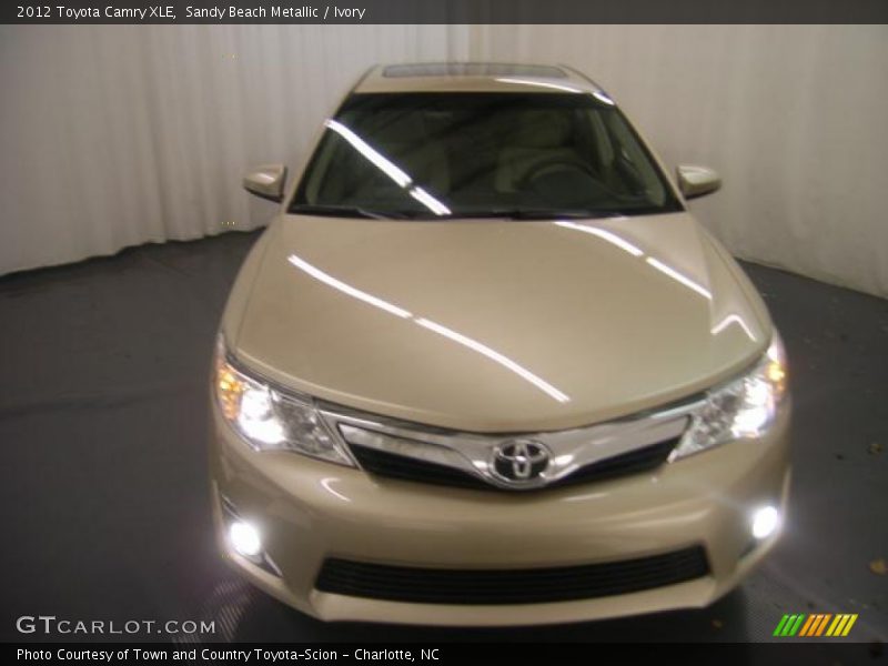 Sandy Beach Metallic / Ivory 2012 Toyota Camry XLE