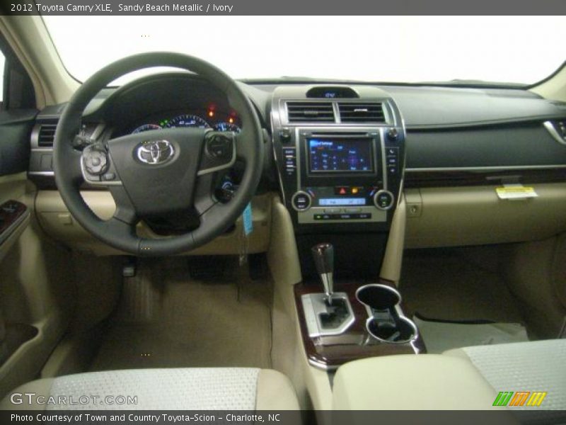 Sandy Beach Metallic / Ivory 2012 Toyota Camry XLE