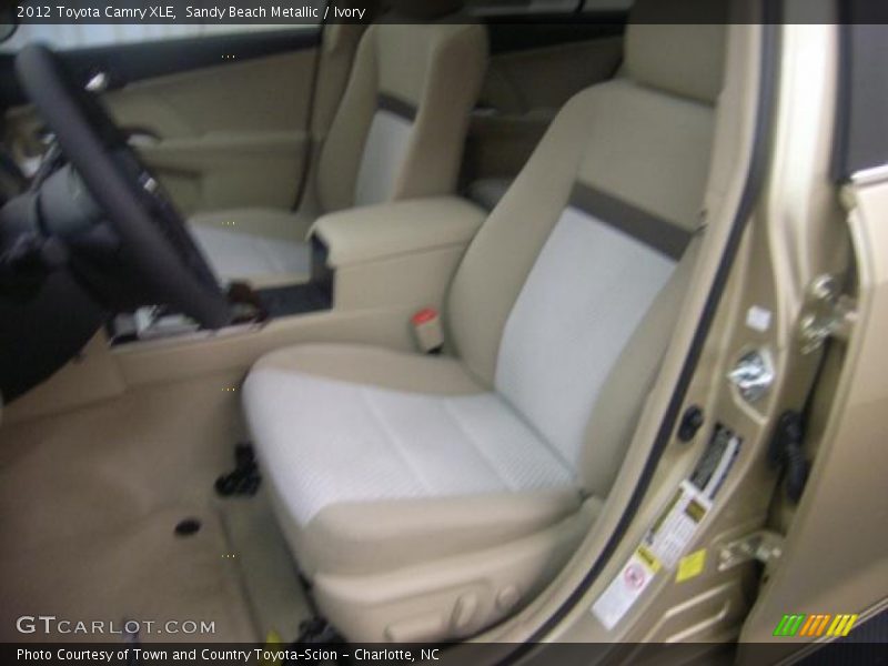 Sandy Beach Metallic / Ivory 2012 Toyota Camry XLE