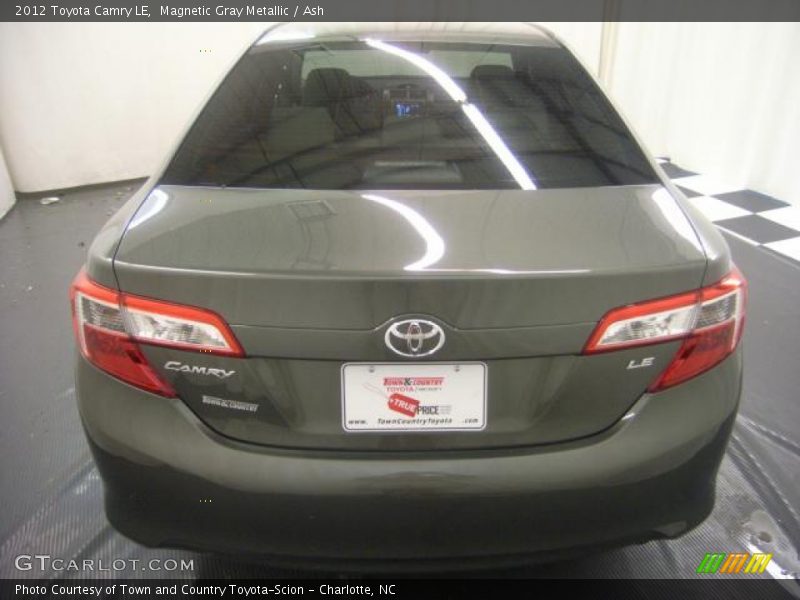 Magnetic Gray Metallic / Ash 2012 Toyota Camry LE