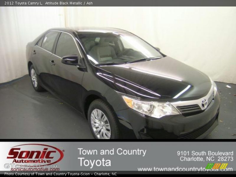 Attitude Black Metallic / Ash 2012 Toyota Camry L